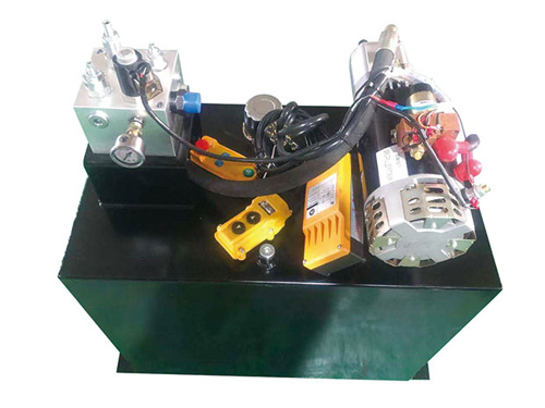 后翻车专用液压单元